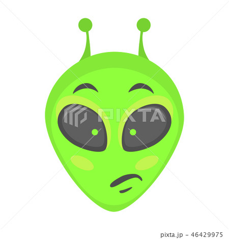 Alien head - Pensive 46429975