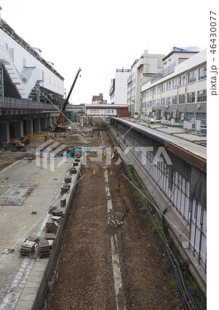 高架化が進む新潟駅（2018年8月） 46430077
