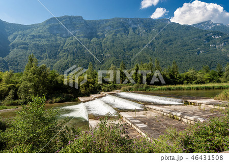 River Brenta in Valsugana - Sugana Valley in Italy River Brenta in Valsugana - Sugana Valley in Italy 46431508