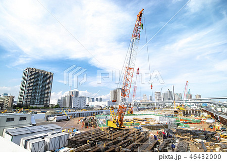 マンション・ビルの建設現場 46432000