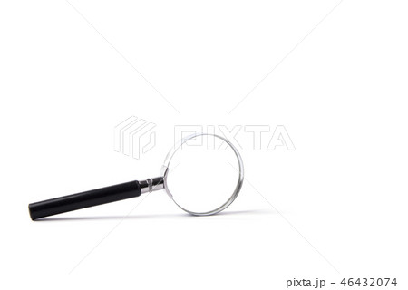 Magnifying Glass, Isolated On White Background Magnifying Glass, Isolated On White Background 46432074