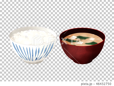 Rice miso soup 46432750