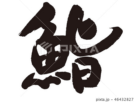 鮨　筆文字 46432827