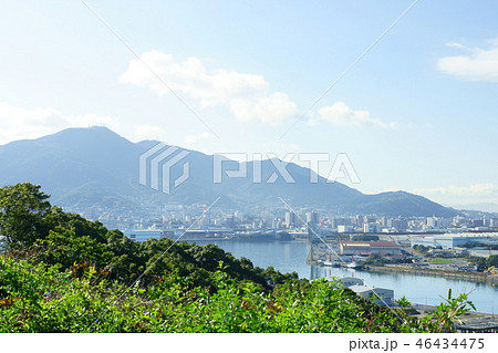 皿倉山と洞海湾 46434475