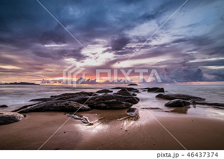 Rock beach Phuket Thailand 46437374