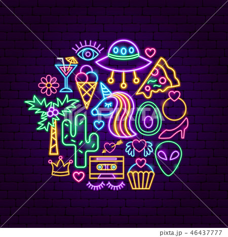 Girl Power Neon Concept Girl Power Neon Concept 46437777