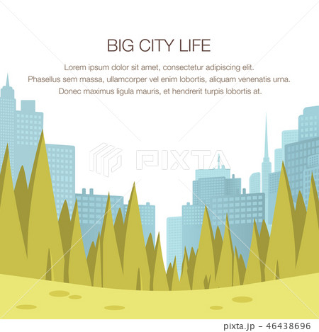 View Panorama City Park Center Big Metropolis View Panorama City Park Center Big Metropolis 46438696