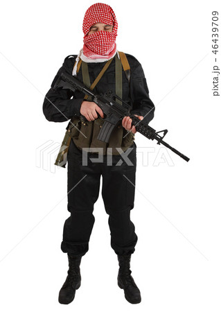 rebel with assault rifle 46439709