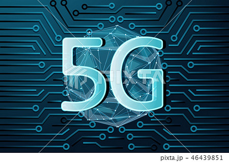5G technology concept 46439851