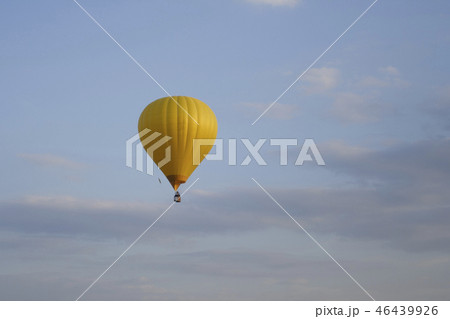 flying hot air balloon flying hot air balloon 46439926