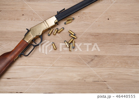 Wild west period repeating rifle 46440555