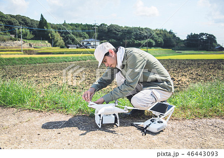農業 ドローン 農業 ドローン 46443093