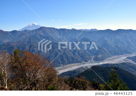 身延山からの富士山展望 46443125