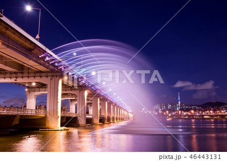 頒布大橋 音楽噴水 夜景 46443131