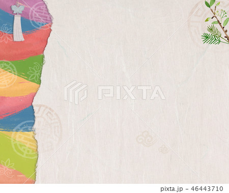 the Korean traditional style background 46443710