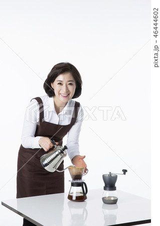 Portrait of Middleaged Asian Couple - Career in Midlife Portrait of Middleaged Asian Couple - Career in Midlife 46444602