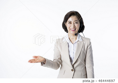 Portrait of Middleaged Asian Couple - Career in Midlife Portrait of Middleaged Asian Couple - Career in Midlife 46444697