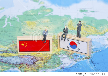 An emblem of Korea and Koreans concept, with national flag 'Taegukgi', national flower 'Rose of Sharon' and so on. 093 An emblem of Korea and Koreans concept, with national flag 'Taegukgi', national flower 'Rose of Sharon' and so on. 093 46444814