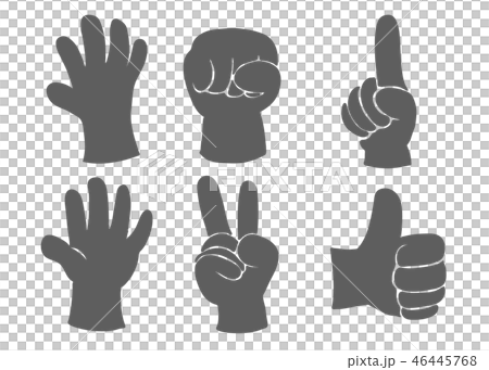 Sign of hand Sign of hand 46445768