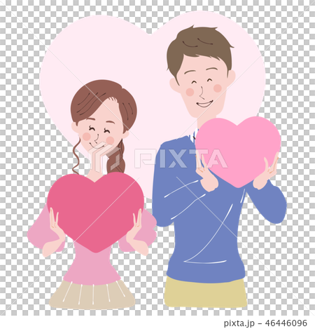 Female Male Heart Valentine's Day White Day Love Love Female Male Heart Valentine's Day White Day Love Love 46446096