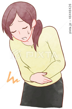 女性／腹痛 46446426