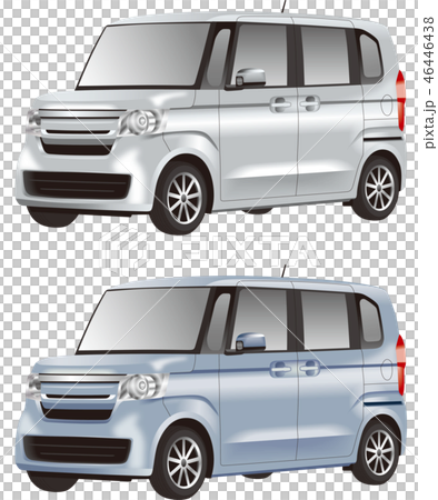軽自動車イラスト(切り抜き有り) 軽自動車イラスト(切り抜き有り) 46446438