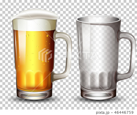 Set of glass and beer 46446759