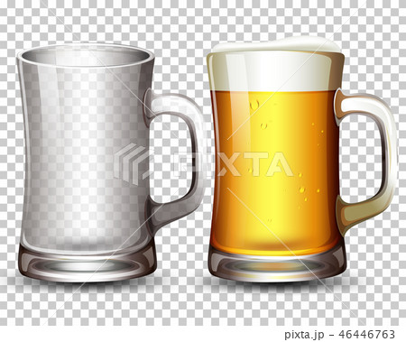 Set of glass and beer 46446763