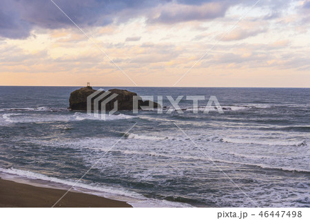 夕日百選の白兎海岸 夕日百選の白兎海岸 46447498