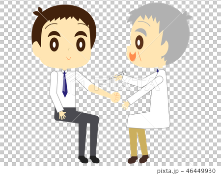 予防接種の注射を受ける男性 予防接種の注射を受ける男性 46449930