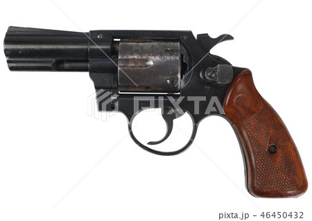 Revolver isolated on white 46450432