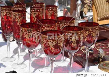 Glasses on an antique flea market 46450744