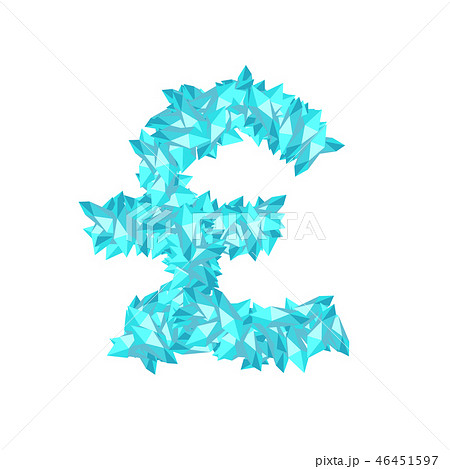 Alphabet Crystal diamond 3D virtual set Currency 46451597