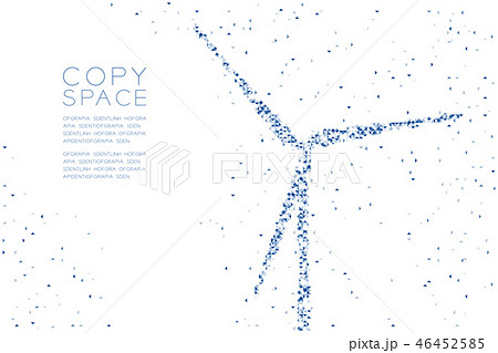 Abstract Geometric Polygon square box and Triangle Abstract Geometric Polygon square box and Triangle 46452585