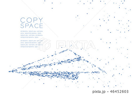 Abstract Geometric Polygon square box and Triangle 46452603