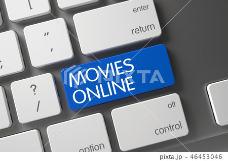 Blue Movies Online Key on Keyboard. 3d 46453046