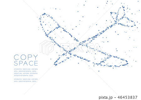 Abstract Geometric Low polygon square box pixel 46453837