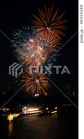 天神祭り　花火 46454269