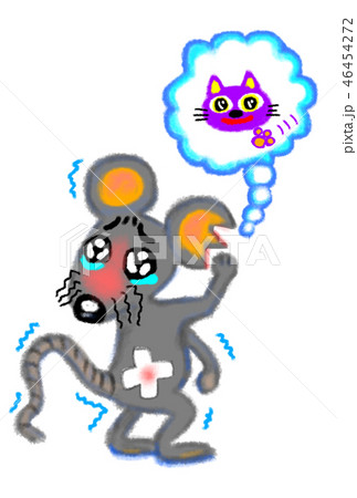 ネコにいじめられたネズミ。 46454272