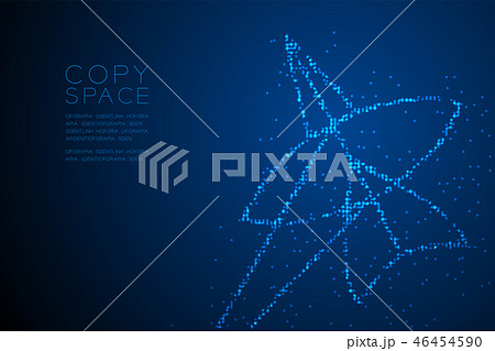 Abstract Geometric Circle dot pixel Chula Kite 46454590