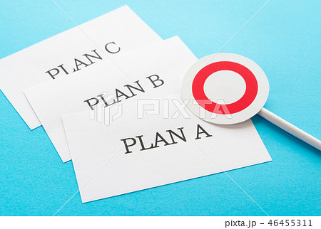プラン　提案　A案　選択肢　企画　三択　○　プロポーザル　PLAN A 46455311