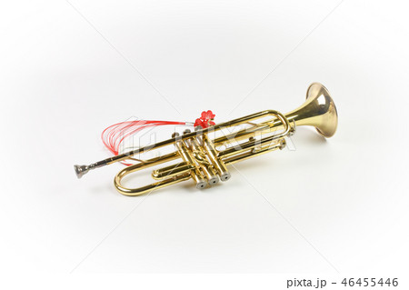 トランペット 新春イメージ トランペット 新春イメージ 46455446
