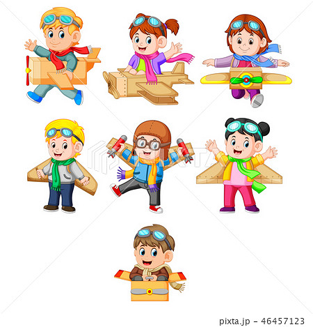 a collection of the kids playing  46457123