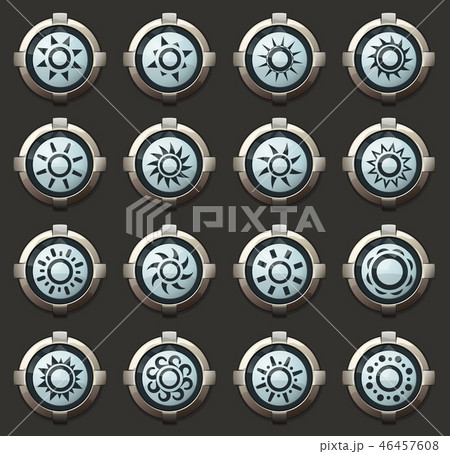 Set of sun icons 46457608