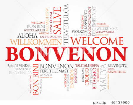 Bonvenon (Welcome in Esperanto) word cloud 46457900