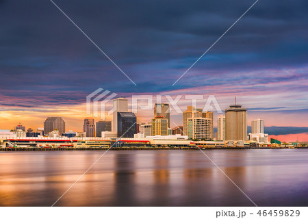 New Orleans, Louisiana, USA downtown city skylin 46459829