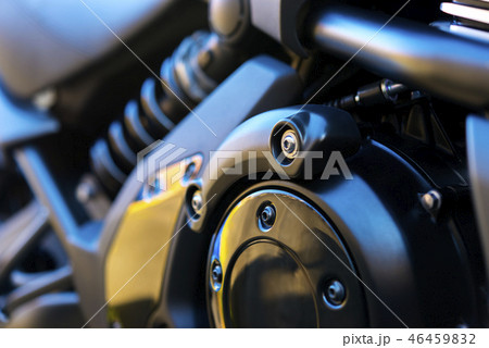 モーターサイクル クローズアップ写真 モーターサイクル クローズアップ写真 46459832