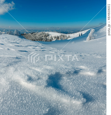 Winter mountain snowy landscape 46460601