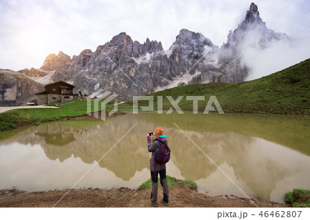 girl on a rock girl on a rock 46462807