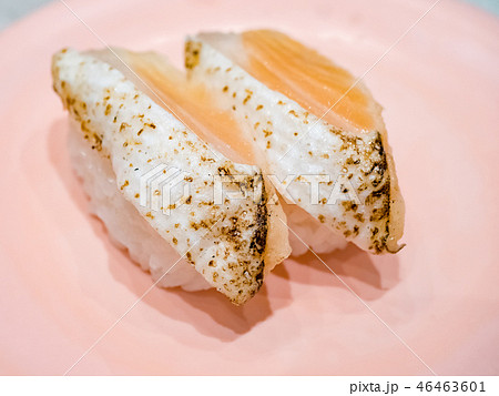 Nigiri Sushi set on dish 46463601